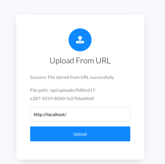 SSRF test — localhost content retrieved