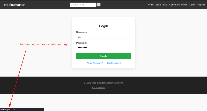 Redirect to attacker-controlled domain
