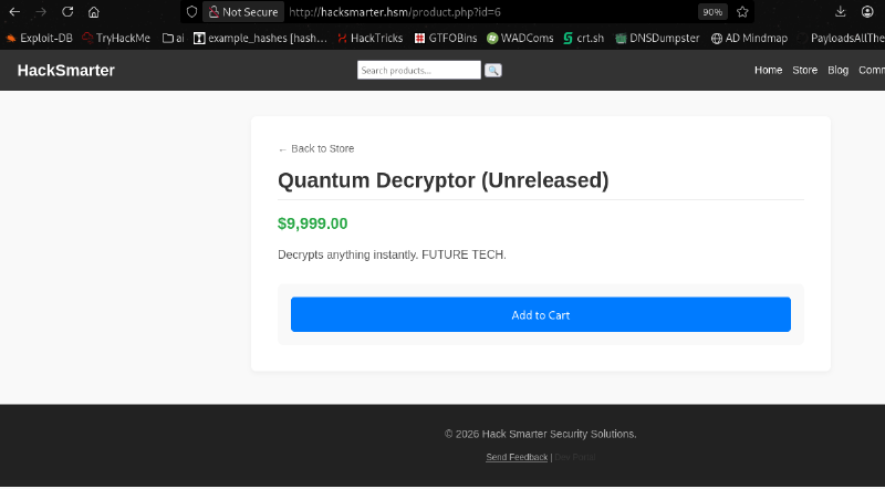 Product ID 6 accessible via direct URL