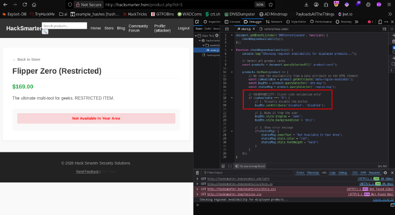 store.js client-side region check logic